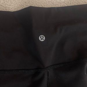 Black Lululemon leggings size 8